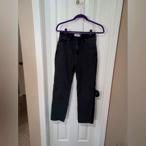 Abercrombie & Fitch Ankle Straight, Ultra-high rise jeans